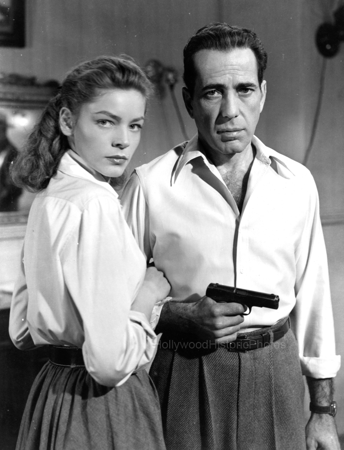 Humphrey Bogart 1948 2 In Key Largo with Lauren Bacall wm.jpg
